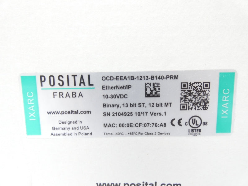 POSITAL FRABA OCD-EEA1B-1213-B140-PRM 10-30VDC NSMP