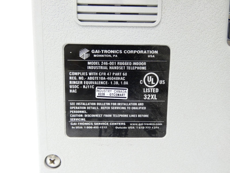 GAI-TRONICS 246-001 NSNP
