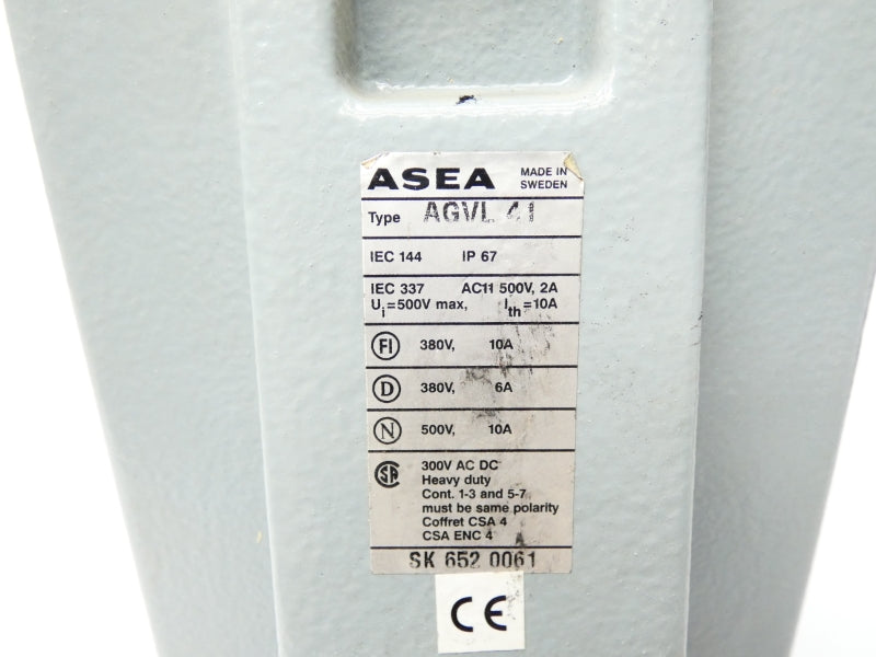ABB AGVL41 SK6520061 500V 10A NSNP