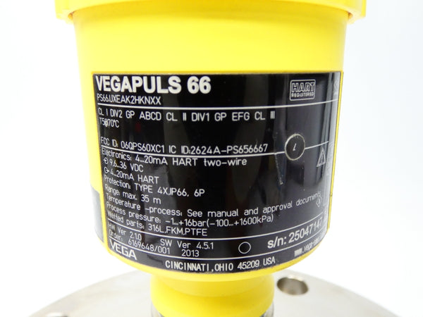 VEGA VEGAPULS66 PS66.UXEAK2HKNXX 9.6-36VDC NSNP