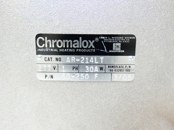 CHROMALOX AR-214LT 60-250F 277V NSNP