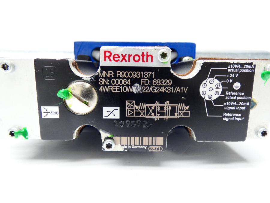 REXROTH R900931371 4WREE10W7522/G24K31/A1V 24V NSNP
