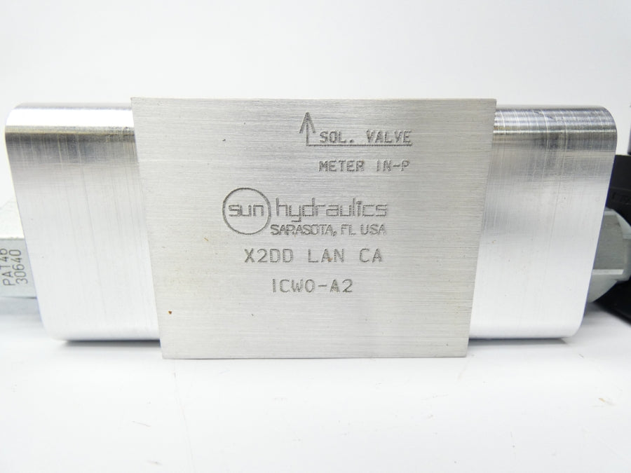 SUN HYDRAULICS ICW0-A2 X2DDLANCA 24VDC NSNP