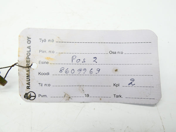 RAUMA-REPOLA OY 886985 (AS PICTURED) UNMP