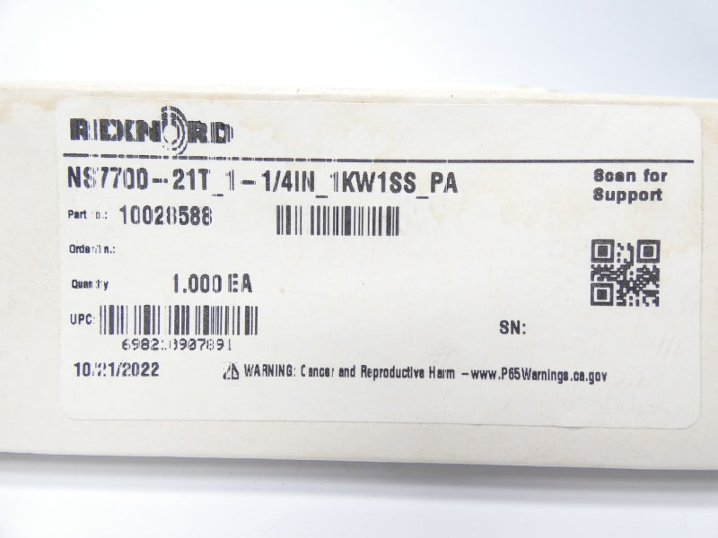 REXNORD NS7700-21T 10028588 1-1/2" NSMP