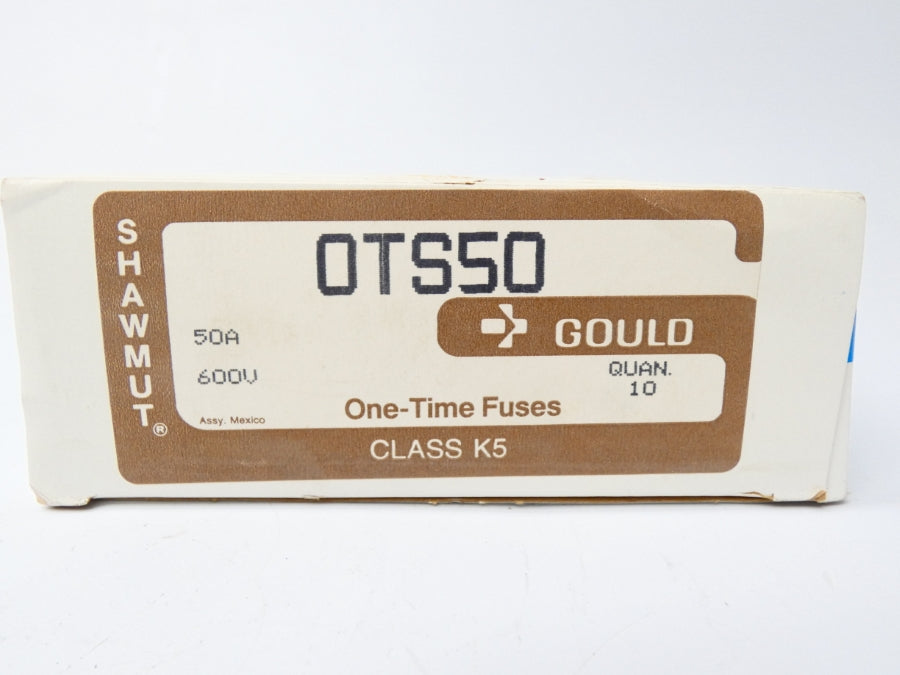 GOULD SHAWMUT OTS50 600VAC 50A (PKG OF 10) NSMP
