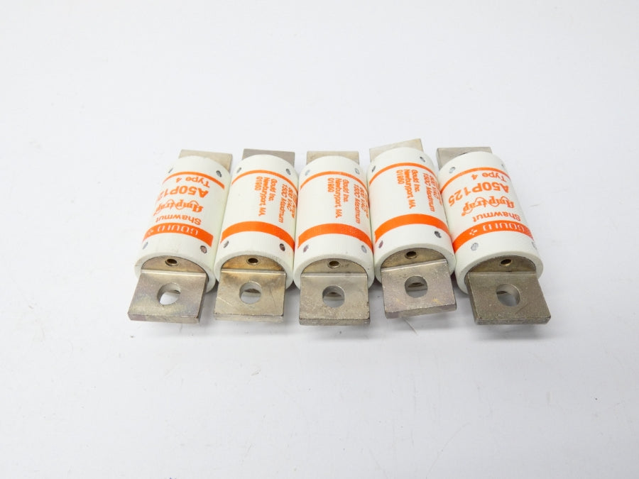 GOULD SHAWMUT A50P12-4 500VAC 125A (PKG OF 5) NSMP