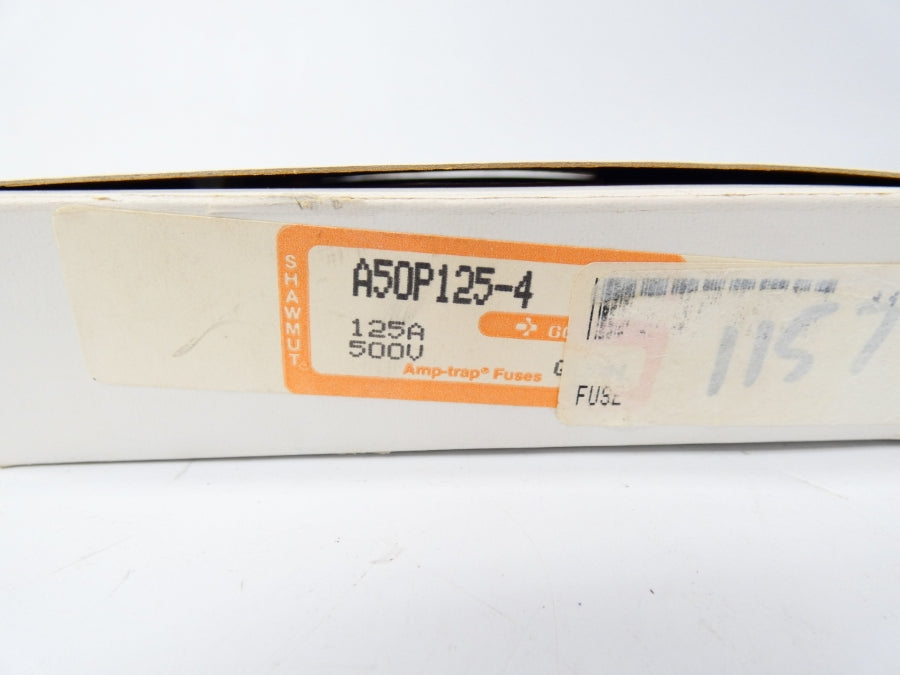 GOULD SHAWMUT A50P12-4 500VAC 125A (PKG OF 5) NSMP