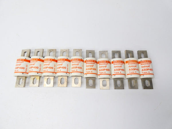 GOULD SHAWMUT A50P400-4 500VAC 400A (PKG OF 10) NSMP