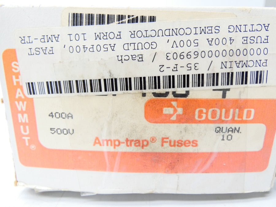 GOULD SHAWMUT A50P400-4 500VAC 400A (PKG OF 10) NSMP