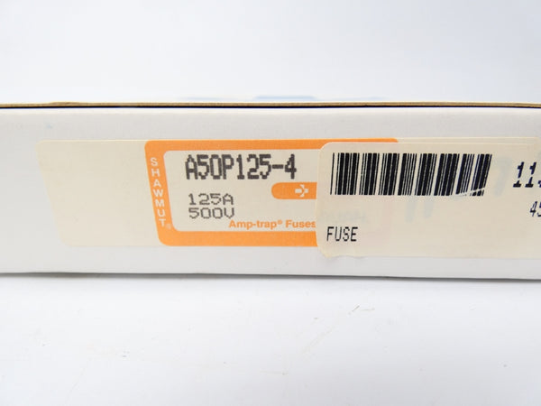 GOULD SHAWMUT A50P125-4 500VAC 125A (PKG OF 5) NSFS