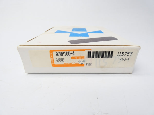 GOULD SHAWMUT A70P100-4 700VAC 100A (PKG OF 5) NSFS