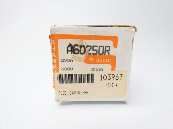 GOULD SHAWMUT A6D250R 600VAC 250A NSMP