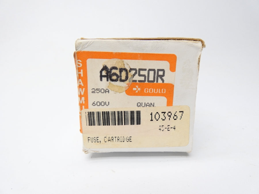 GOULD SHAWMUT A6D250R 600VAC 250A NSMP