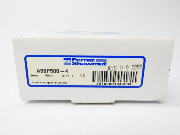 FERRAZ SHAWMUT A50P500-4 500VAC 800A (PKG OF 4) NSMP