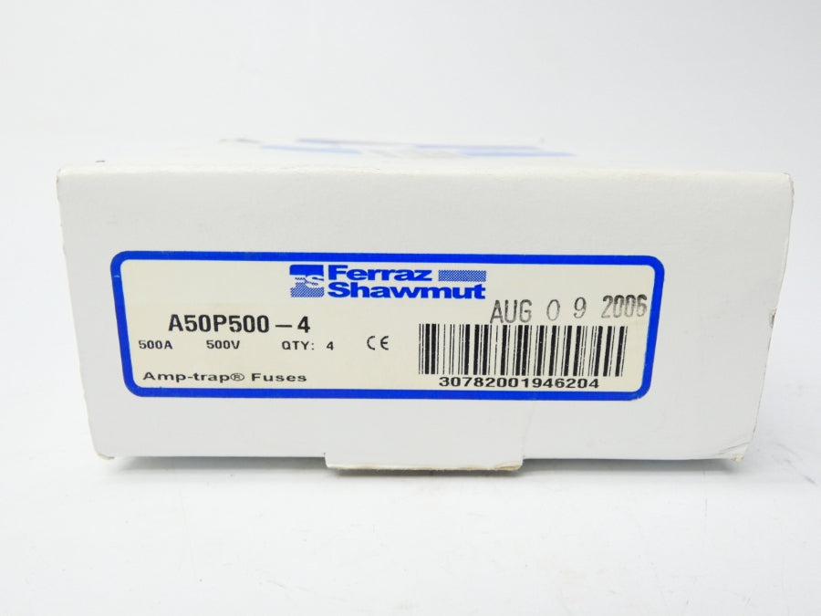 FERRAZ SHAWMUT A50P500-4 500VAC 800A (PKG OF 4) NSMP