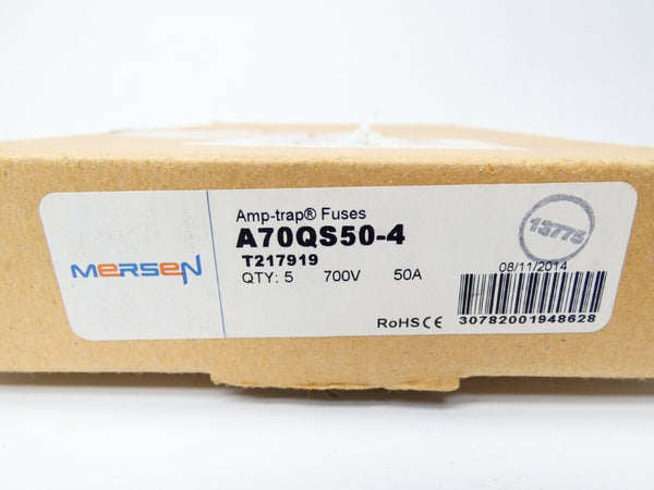 MERSEN A70QS50-4 700VAC 50A (PKG OF 5) NSMP