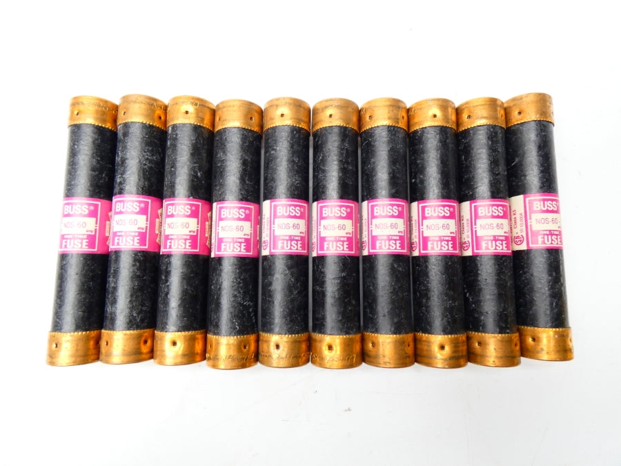 BUSSMANN NOS-60 600VAC 60A (PKG OF 10) (BL/R) NSMP