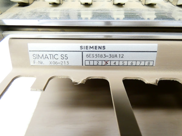 SIEMENS 6ES5183-3UA12 (AS PICTURED) UNMP