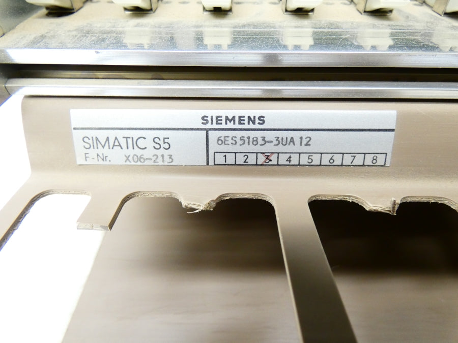 SIEMENS 6ES5183-3UA12 (AS PICTURED) UNMP