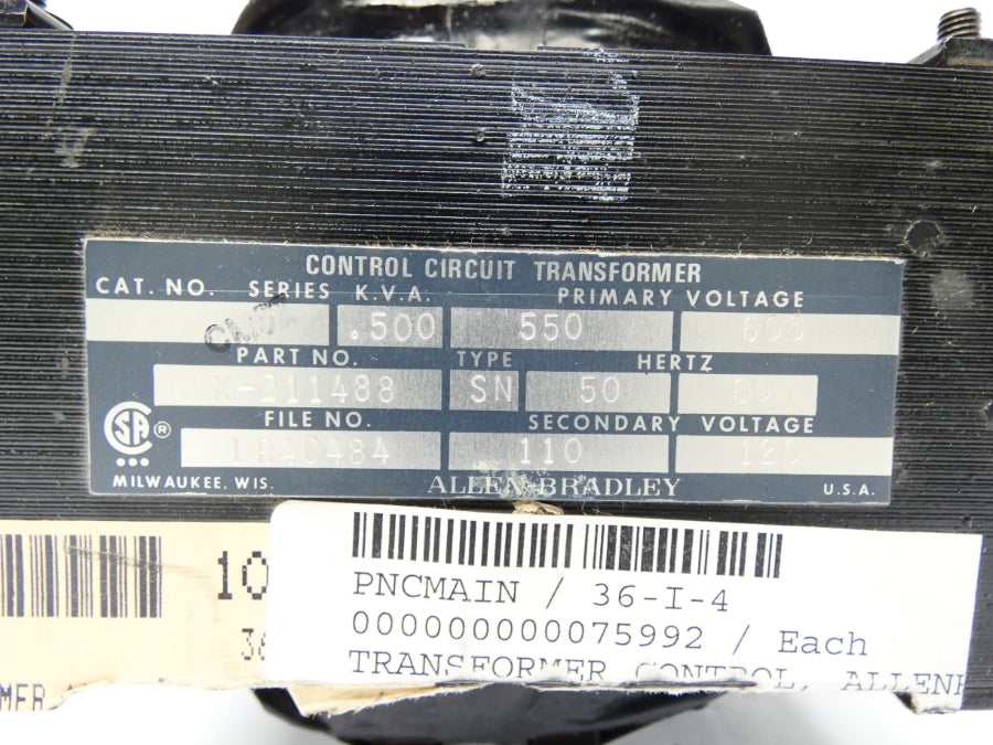 ALLEN BRADLEY X-211488 600V (AS PICTURED) NSNP
