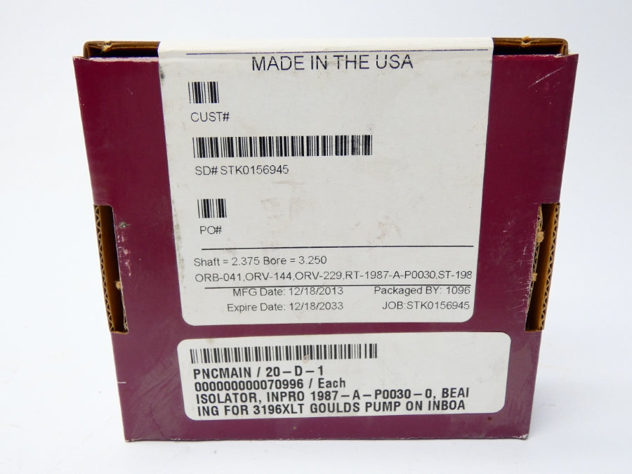 INPRO SEAL 1987-A-P0030-0 NSFS