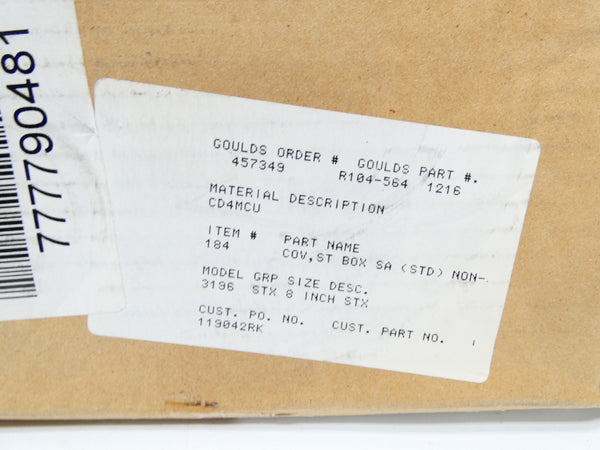 GOULDS PUMP R104-564-1216 NSFS