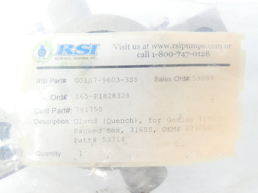RSI GO107-9603-3SS NSMP