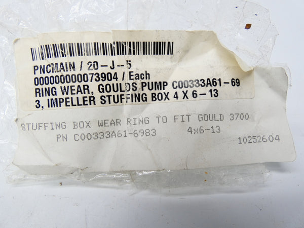 GOULDS PUMP C00333A61-6983 NSNP
