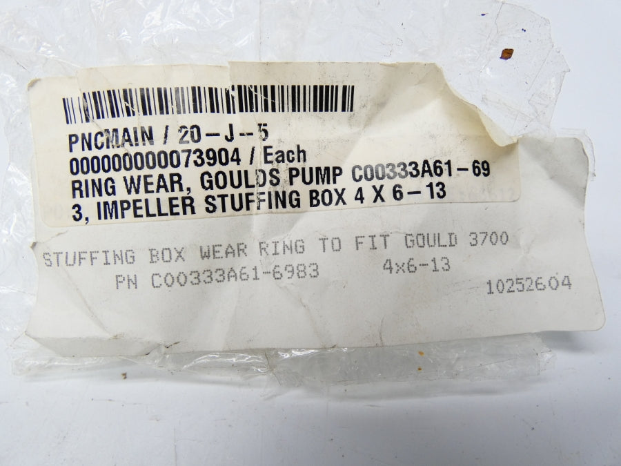 GOULDS PUMP C00333A61-6983 NSNP