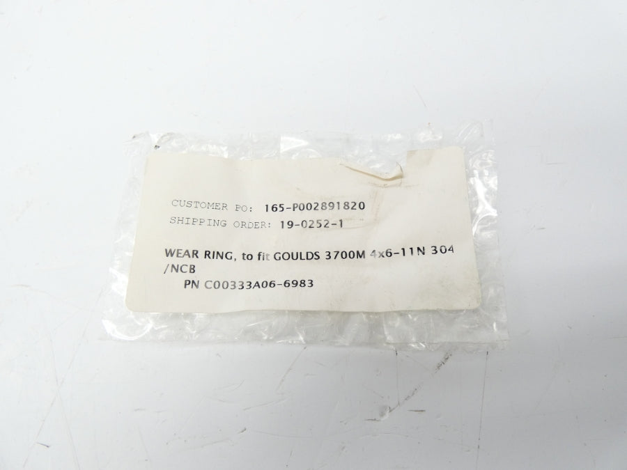 GOULDS PUMP C00333A06-6983 NSNP