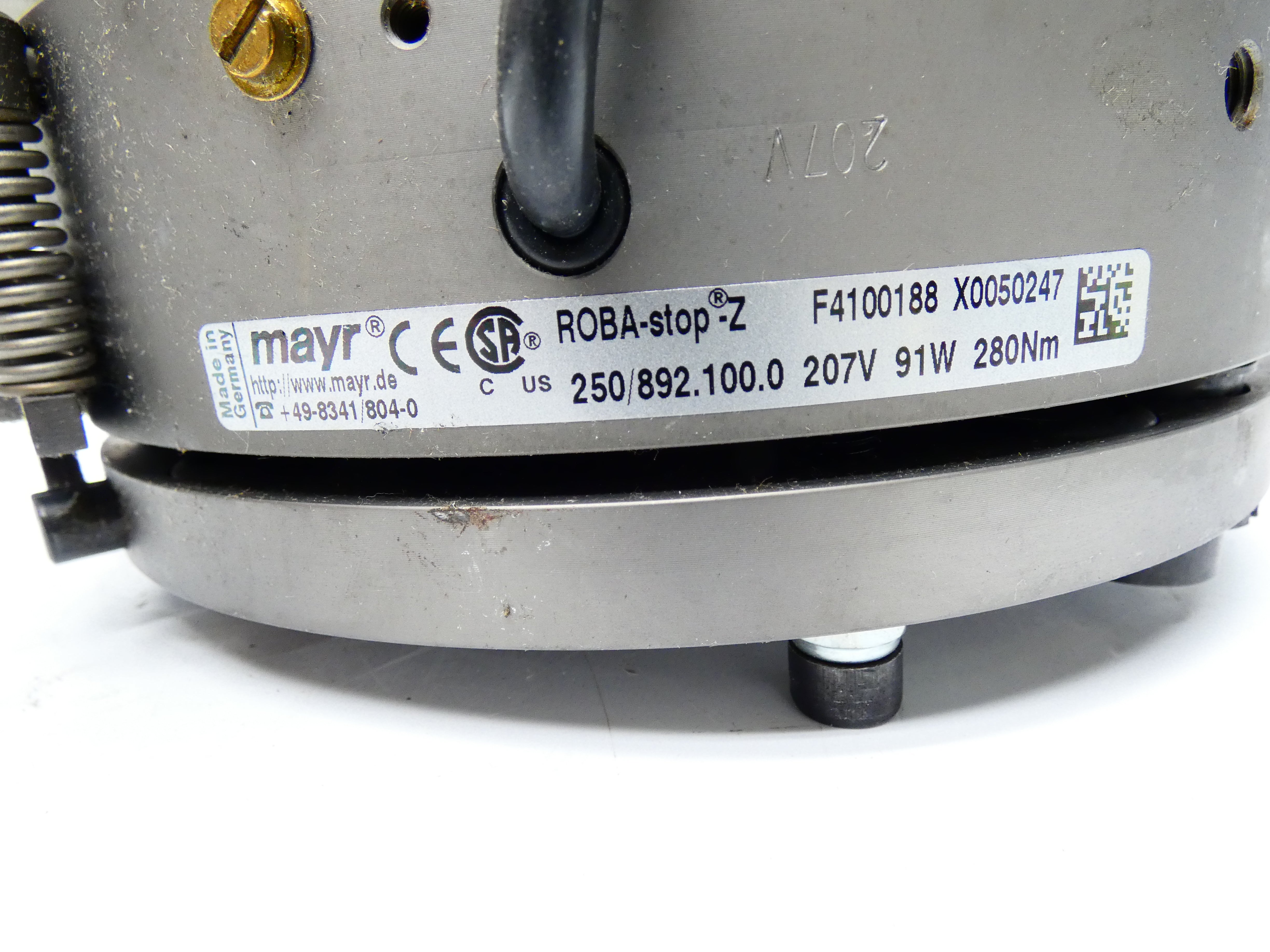 MAYR ROBA-STOP-Z 250/892.100.0 207V NSNP