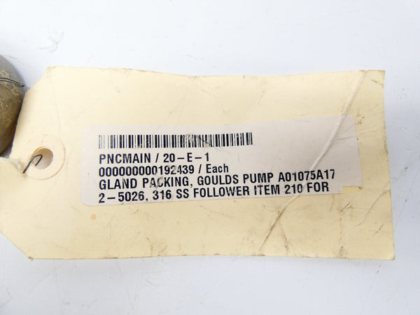 GOULDS PUMP C01302A CF8M NSNP