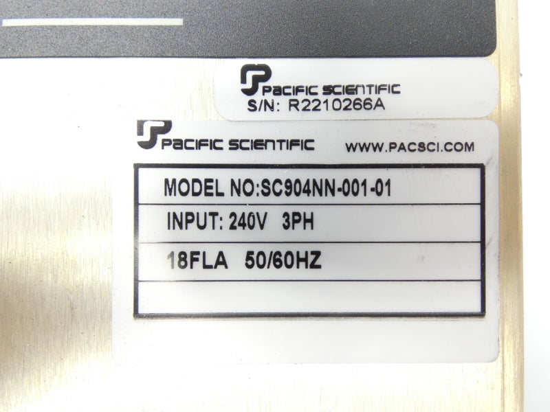 PACIFIC SCIENTIFIC SC904NN-001-01 240V NSNP