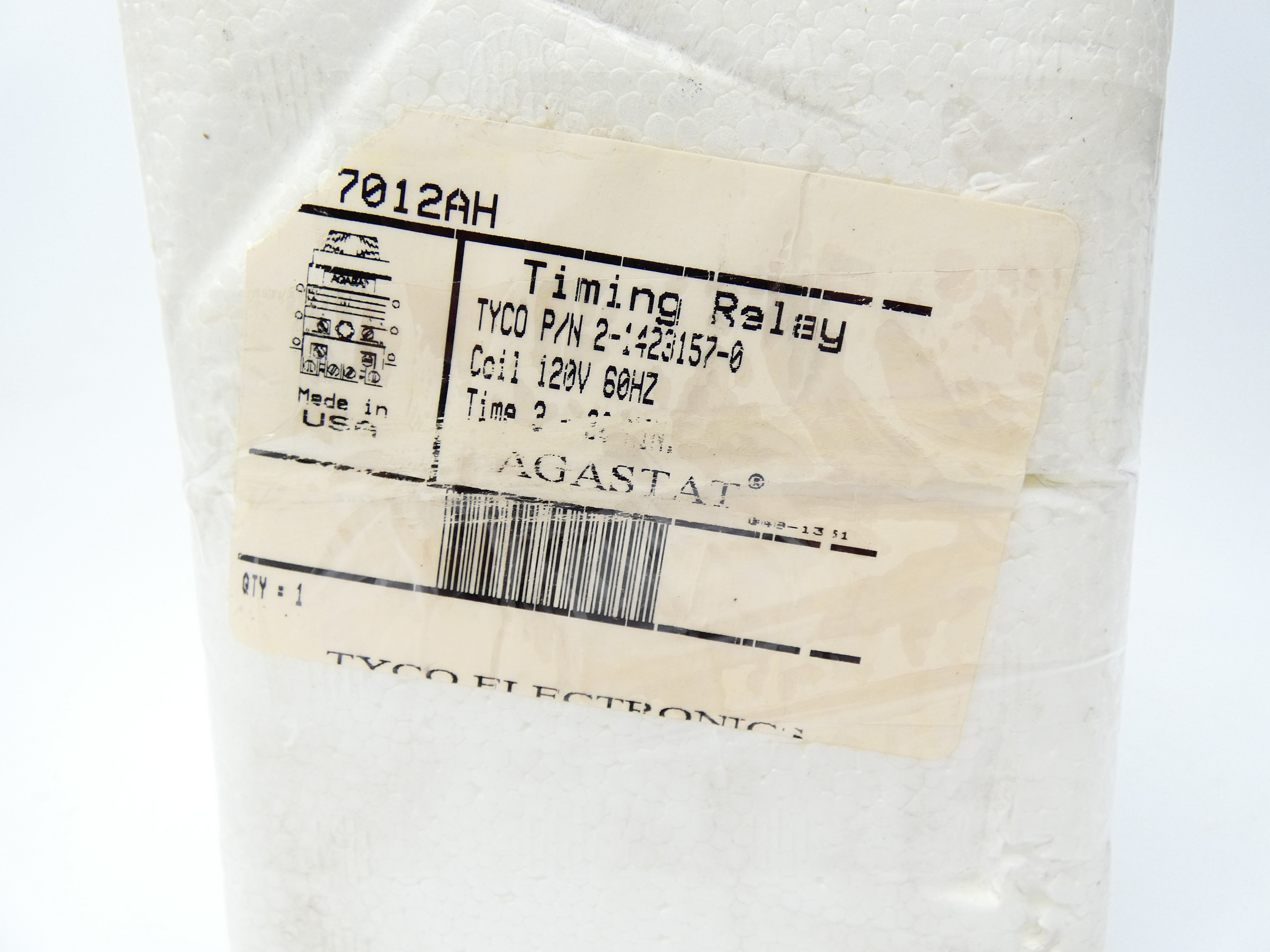 AGASTAT 7012AH 120V 3-30M NSMP