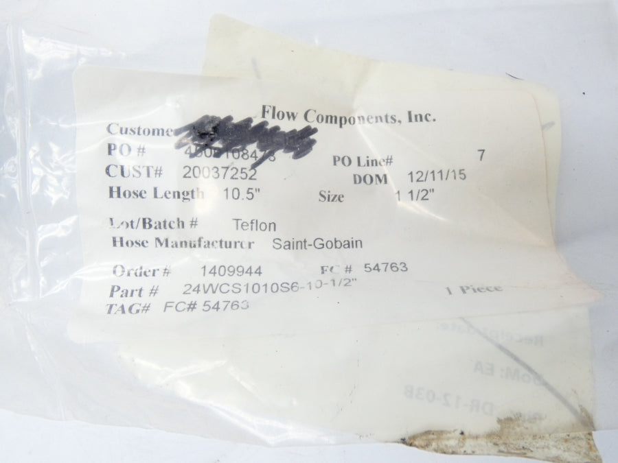 FLOW CONPONENTS 24WCS1010S6-10-1/2" NSMP