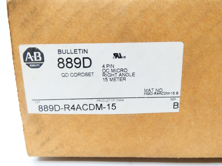 ALLEN BRADLEY 889D-R4ACDM-15 SER. B 260V 4A NSMP