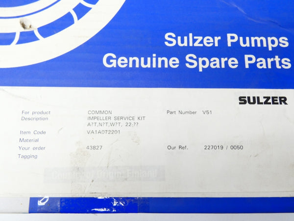 SULZER VA1A0T2201 V21 NSMP