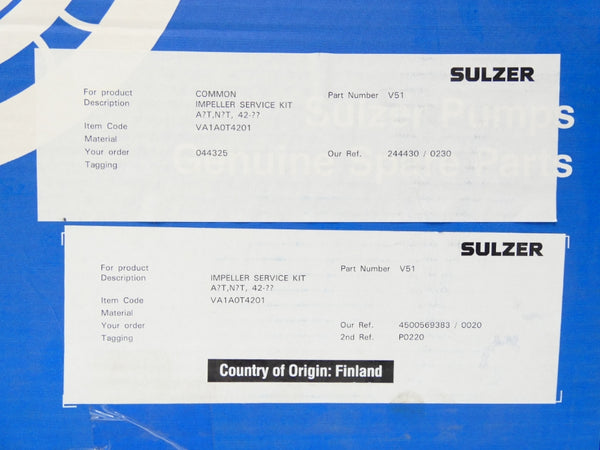 SULZER VA1A0T4201 V51 NSMP