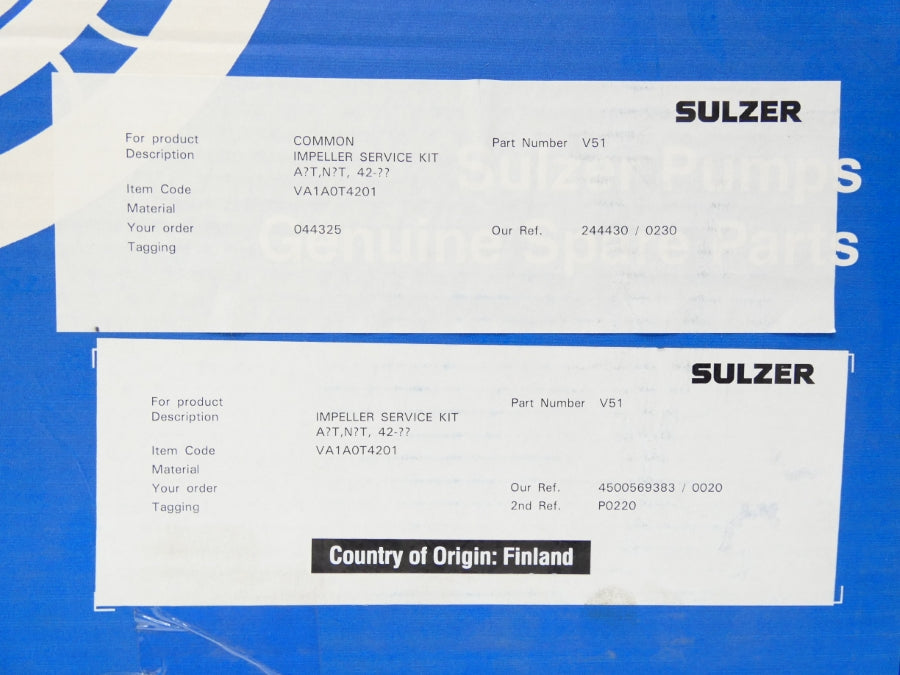SULZER VA1A0T4201 V51 NSMP