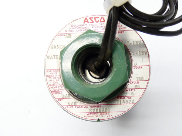 ASCO 8211C73 120V 1-125PSI 3/8" NSNP