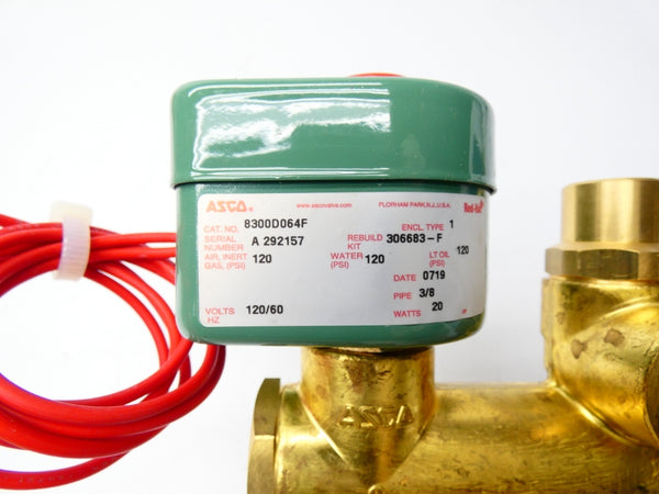 ASCO 8300D064F 120V 120PSI 3/8" NSMP