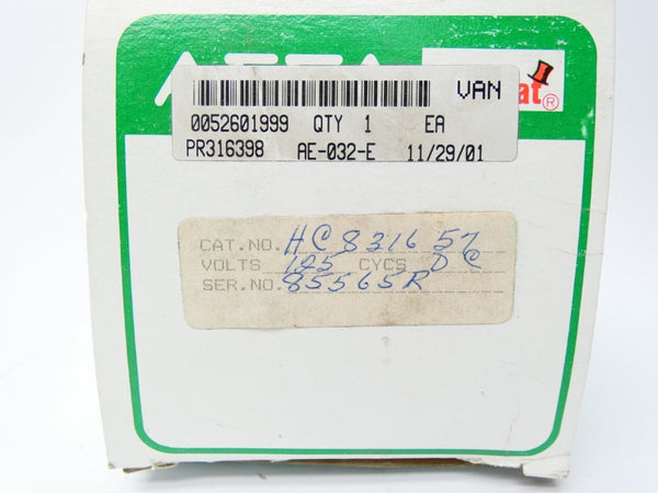 ASCO HC831657 125VDC 10-125PSI 3/8" NSMP