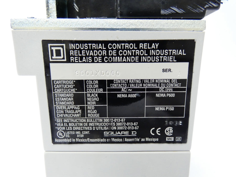 SQUARE D 8501XDO60V62 SER. A 115/125VDC NSMP