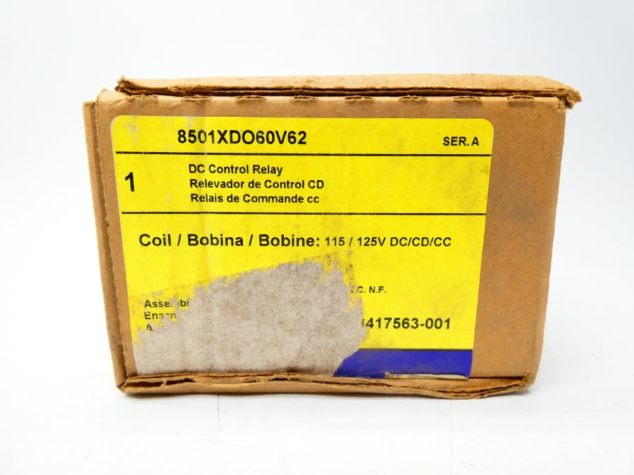SQUARE D 8501XDO60V62 SER. A 115/125VDC NSMP