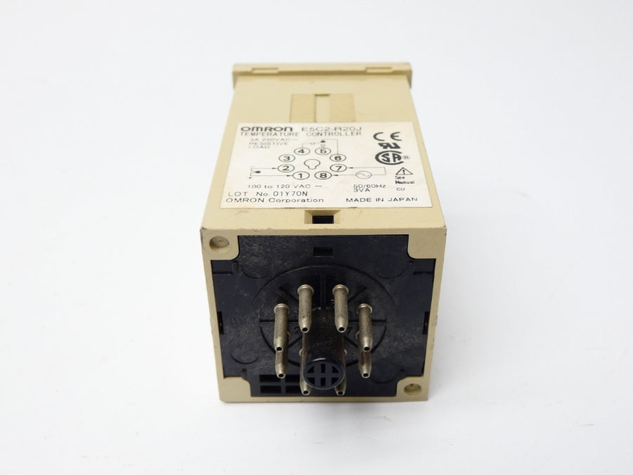 OMRON E5C2-R20J 100-120VAC 3A 0-200C UNMP