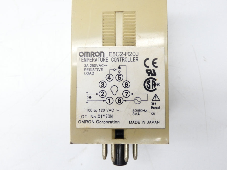 OMRON E5C2-R20J 100-120VAC 3A 0-200C UNMP