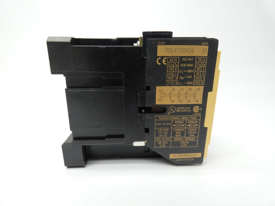 ALLEN BRADLEY 700-F310A24 SER. B 24V (GY/BL) NSMP