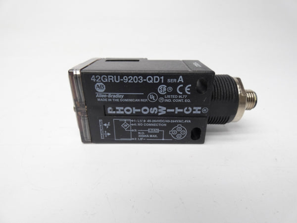 ALLEN BRADLEY 42GRU-9203-QD SER. A 40-264VDC (GY/BL) NSMP