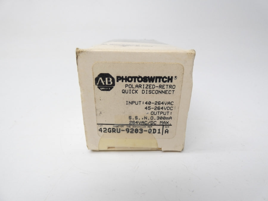 ALLEN BRADLEY 42GRU-9203-QD SER. A 40-264VDC (GY/BL) NSMP